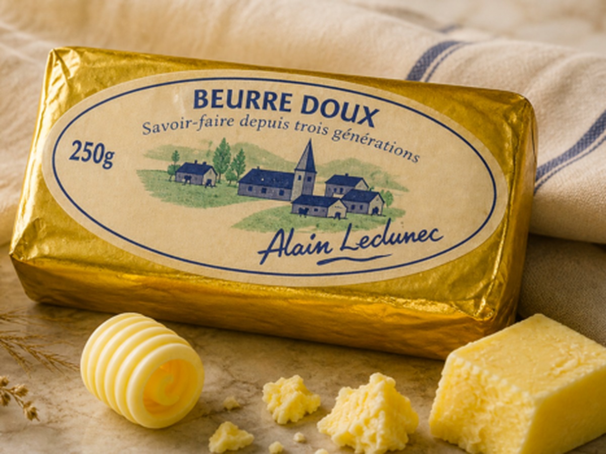 Alain Ledanec Fin et Naturel butter from Northern France